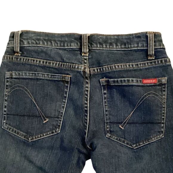 Guess Denim Elements Stretch Straight Leg Blue Jeans Size 26 - Picture 7 of 8